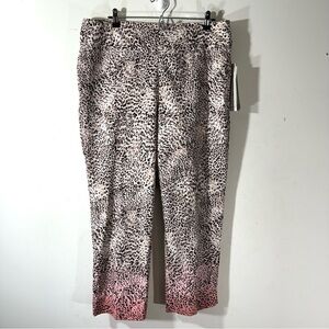 Lifestyle Attitude Straight Pants Ombre Leopard NWT